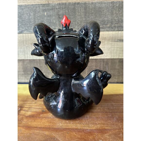Killstar Kreeptures Dark Lord Baphomet Ceramic Bank - Picture 4 of 7